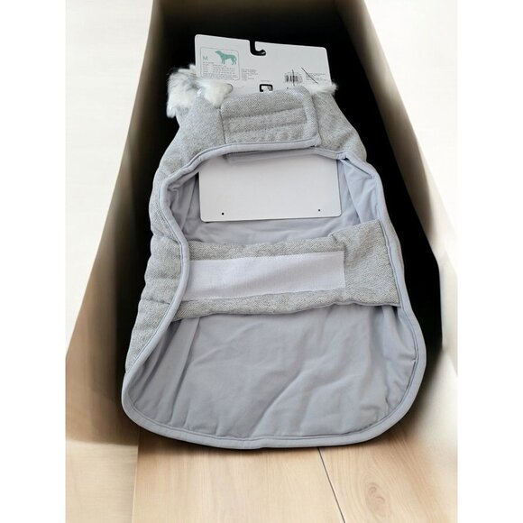 Boots & Barkley Size Medium Gray Dog Hoodie - Picture 5 of 5